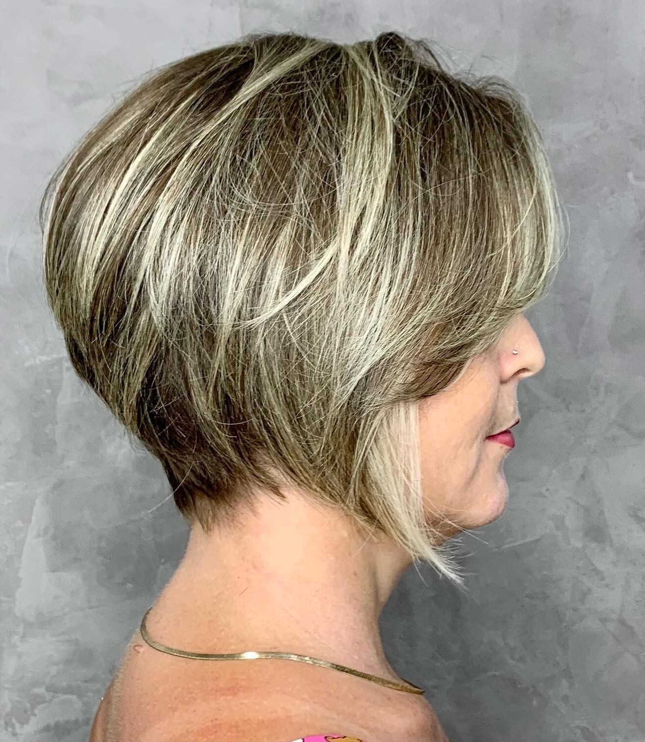 Uneven Jaggy Layered Bixie Hairstyle